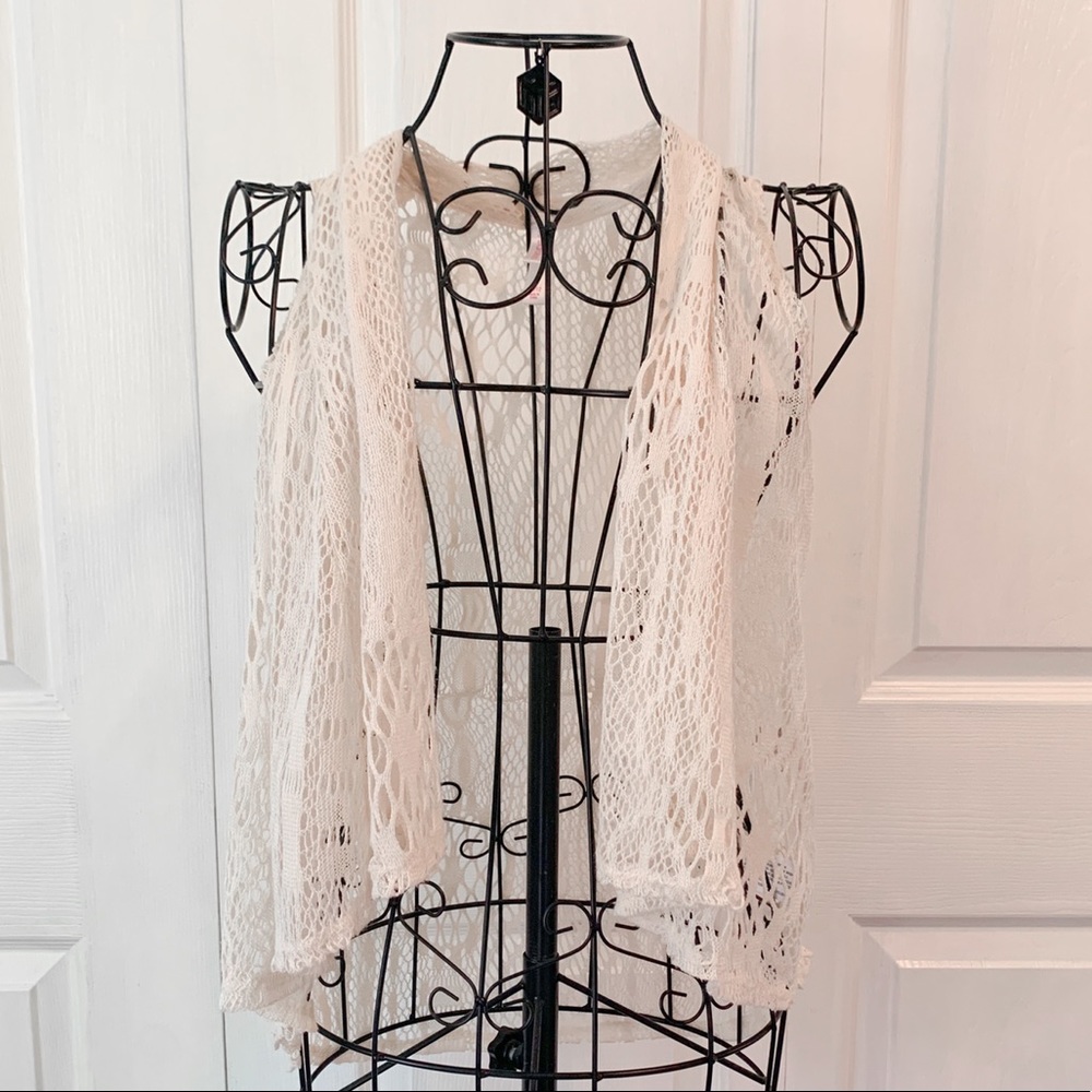 Xhilaration Girls’ Boho Lace Vest